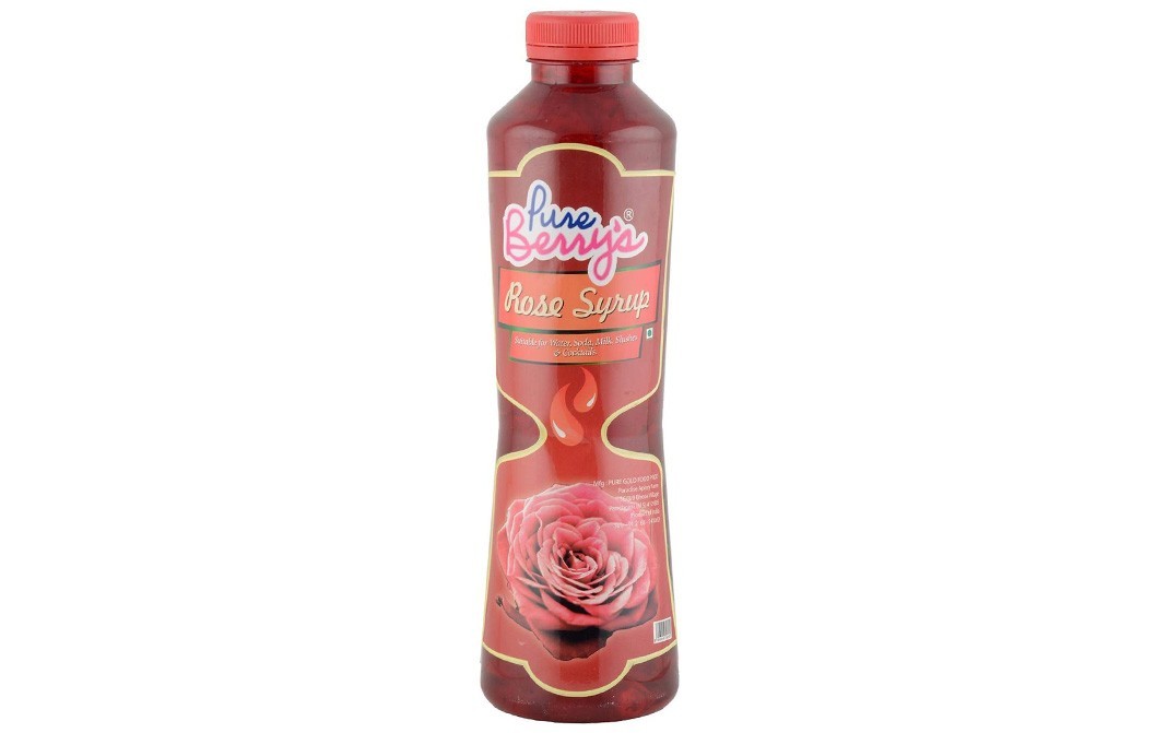 Pure Berry's Rose Syrup    Bottle  750 millilitre